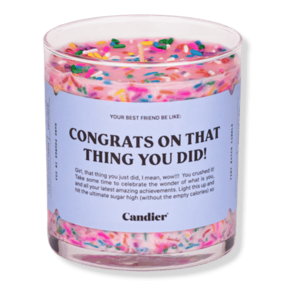 Congrats On That Thing You Did Candle