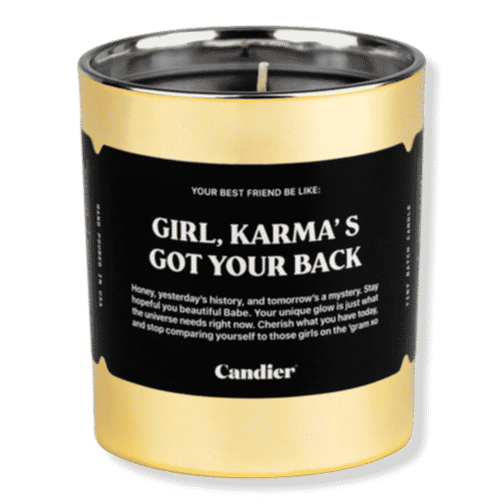 Girl Karma's Got Your Back Candle