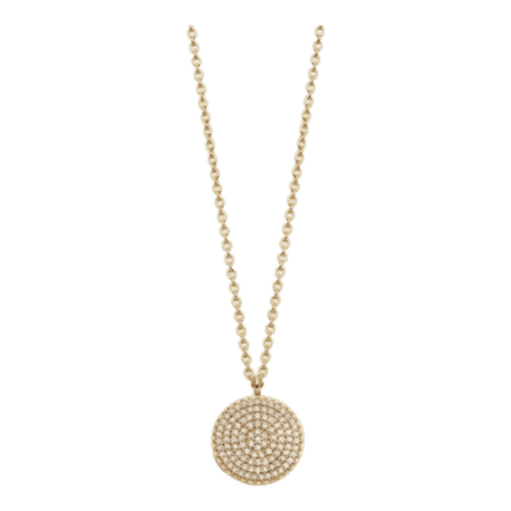 Solid Gold Icon Locket Necklace