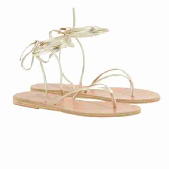 5mm Celia Leather Flat Sandals