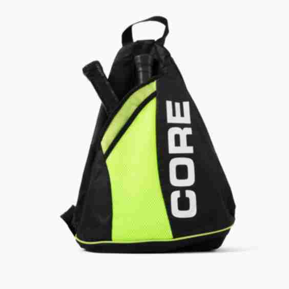 CORE Pickleball Sling Bag Backpack for Gear & Equipment - Holds Paddles, Pickleballs + Accessories