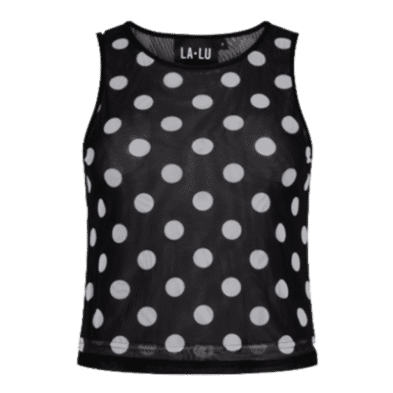 Polka Sheer Tank