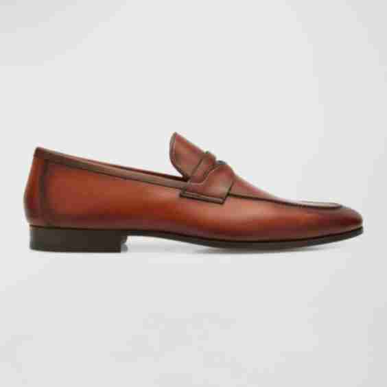 Sasso Leather Penny Loafers
