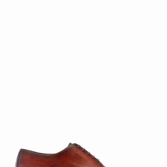 Cruz Square-Toe Leather Oxfords