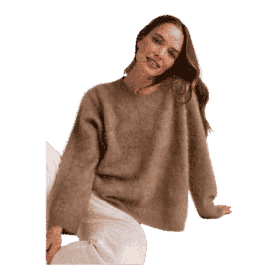 Luxe Fuzzy Crew Neck