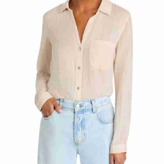 Linen Button Pocket Shirt