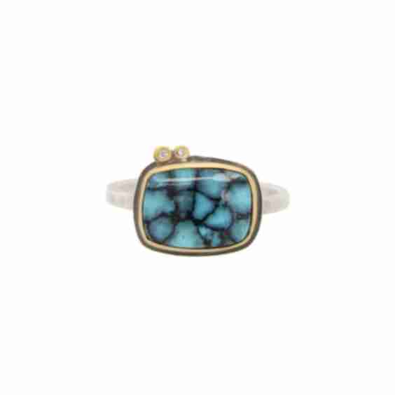 Rectangular Turquoise Ring