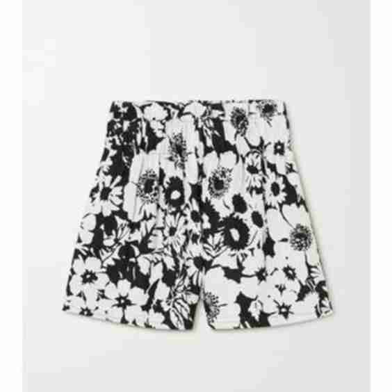 Habana Floral-Print Linen Shorts