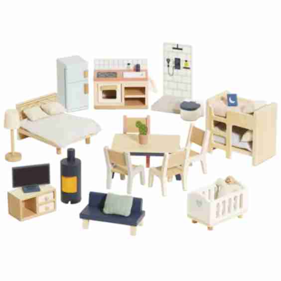 Complete Dolls House Furniture Set