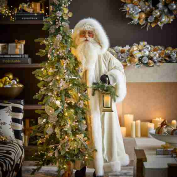 All That Sparkles Santa Christmas Decor, 57"