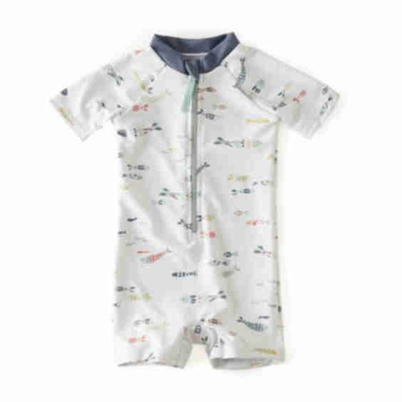 Swim Short Sleeve One-Piece