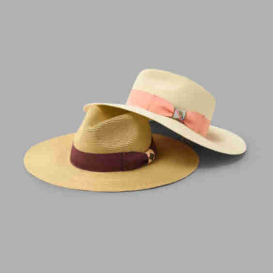 Christy Large Brim Fedora With Fancy Bow