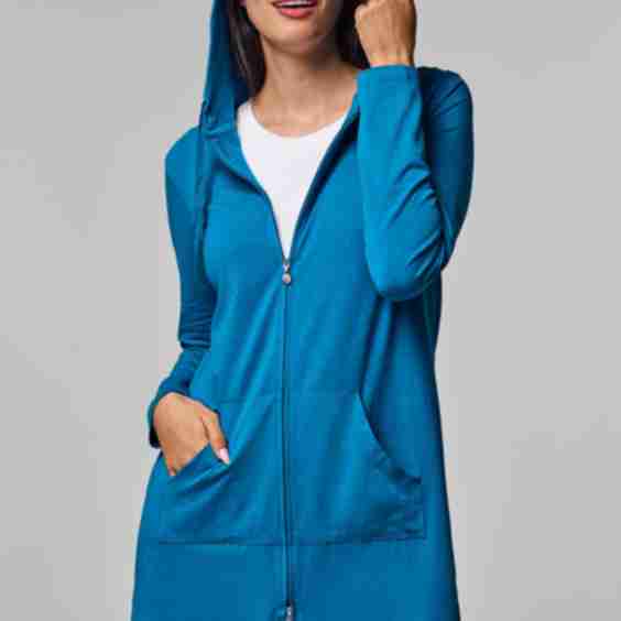 Cabana Long Zip Up Hoodie 