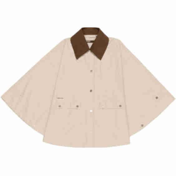 Detachable-Collar Cape