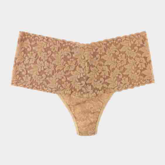 Retro Lace Thong