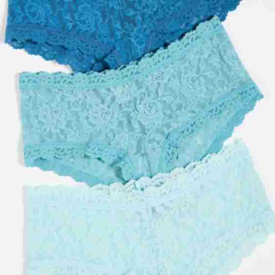 3 Pack Lace Boy Shorts