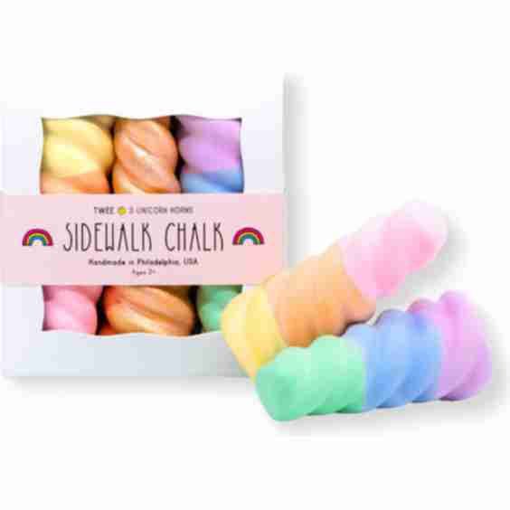 Rainbow Unicorn Horns Handmade Chalk