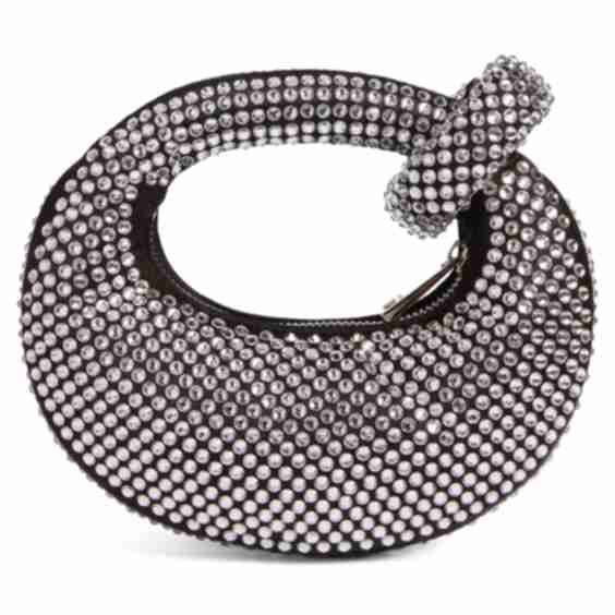 Mini Abacus Embellished Top Handle Bag