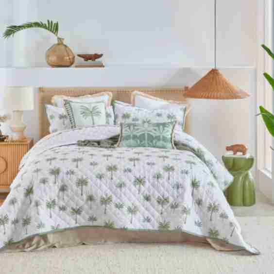 Bellus Palm 5 Piece Coverlet Pack