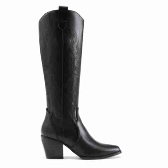 Dallas Embroidered Western Cowboy Knee High Boots