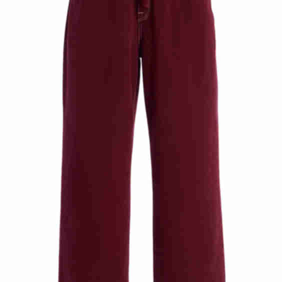 Nesta Mid-Rise Drawstring Baggy Jeans