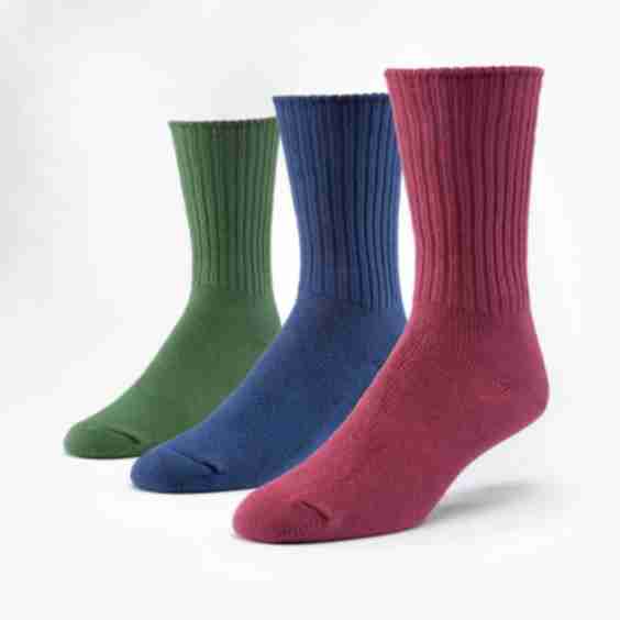 Organic Cotton Socks - Classic Crew 3 Pak