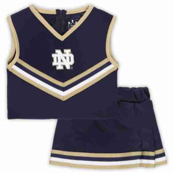 Girls Toddler Two-Piece Cheer Top & Skirt Set