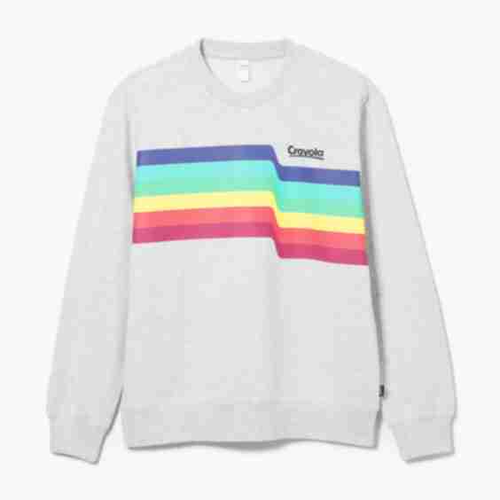 Adult Crayola Graphic Long Sleeve