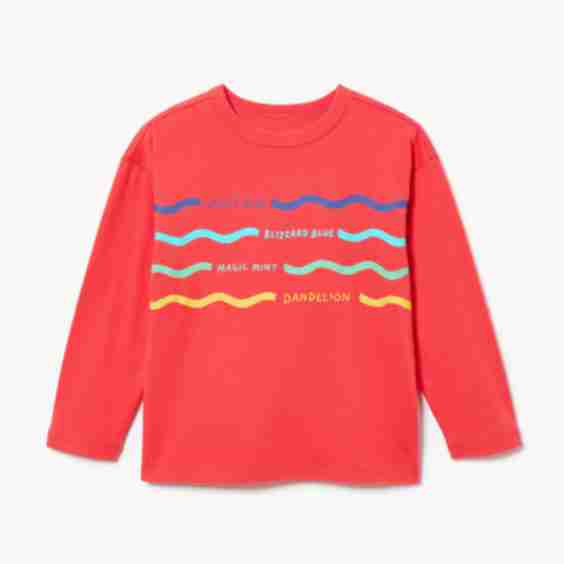 Toddlers' Crayola Graphic Long Sleeve