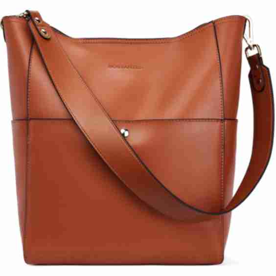 Lotty Leather Hobo Bag with 2 Shoulder Straps