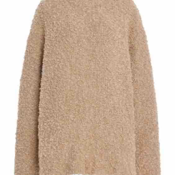 Astrakan Textured Baby Alpaca Sweater