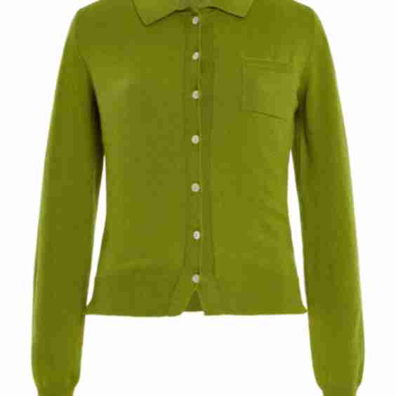 Cardiganino Pocket Detailed Cashmere Cardigan