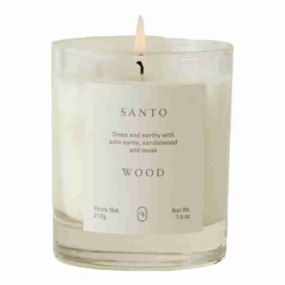 Santo Wood Candle 