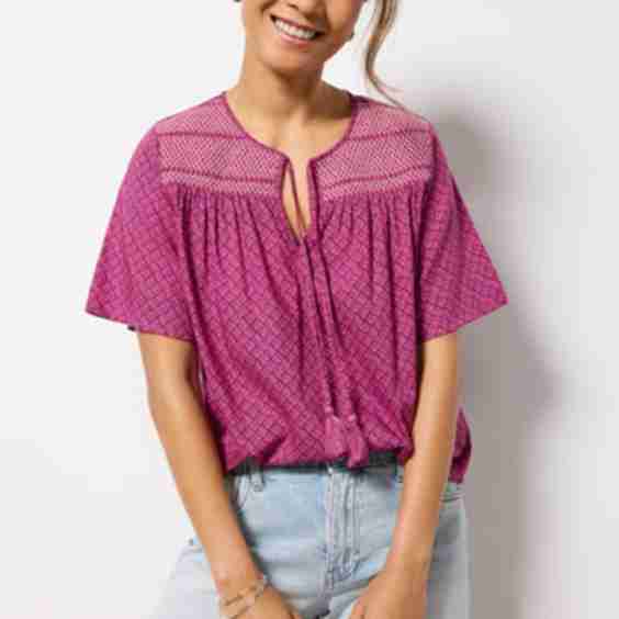 Maisie Smocked Blouse