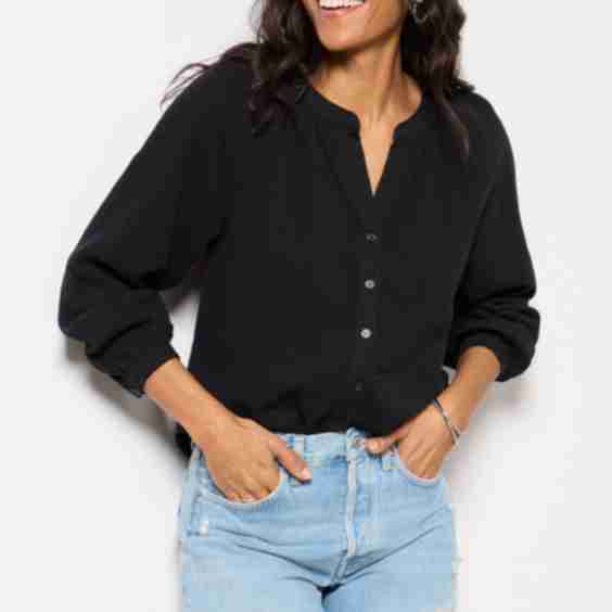 Annie Washed Gauze Top