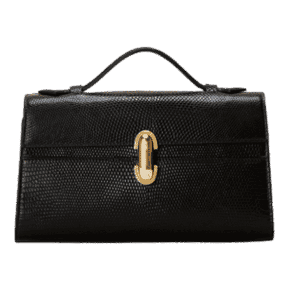 The Symmetry Pouchette Lizzard Top-Handle Bag