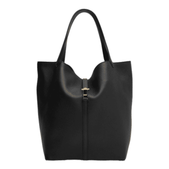 Grain Leather Tote Bag