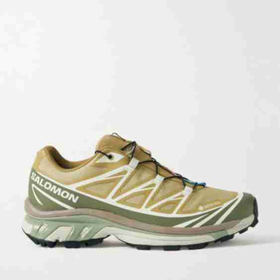 XT-6 Rubber-Trimmed Canvas-Jacquard Sneakers