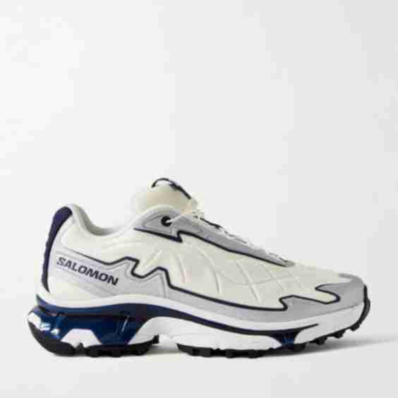 XT-Slate Rubber-Trimmed Mesh Sneakers
