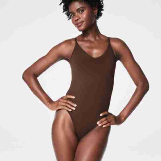 Spanxsculpt Seamless Power Thong Bodysuit