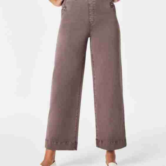 Stretch Twill Cropped Pant