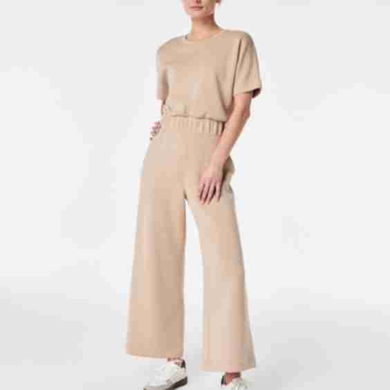 AirEssentials Cropped Wide-Leg Jumpsuit