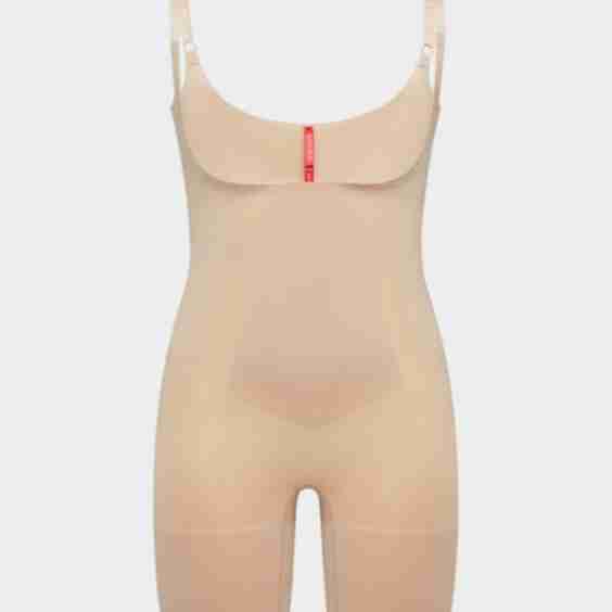 Sculpt Oncore Open-Bust Mid-Thigh Bodysuit