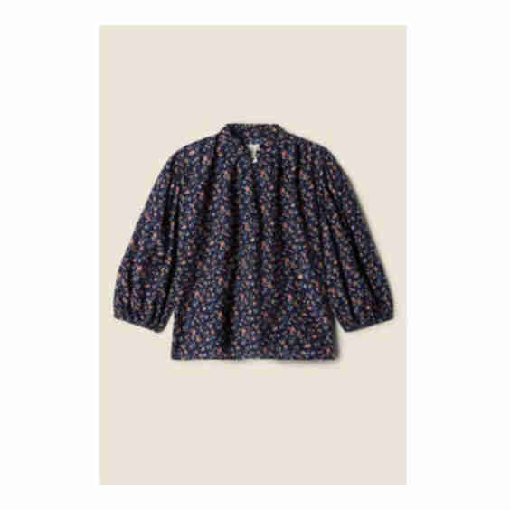 Orly Split V-Neckline Blouse