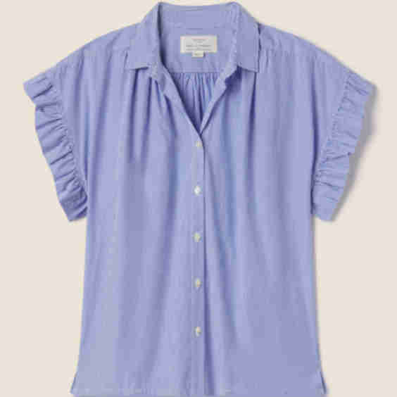 Marianne B Ruffle Sleeve Shirt