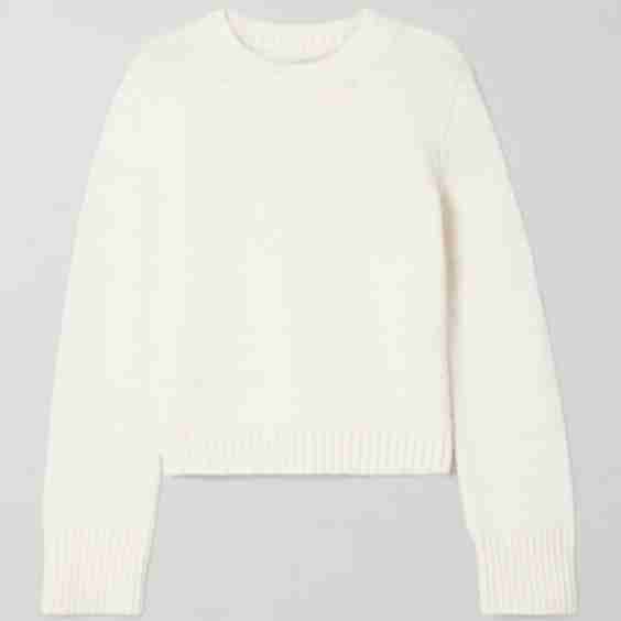Jill Striped Cotton Sweater
