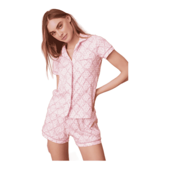Baby Bow Hearts Polo Pajamas