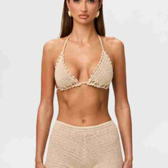 Crochet Cover-Up Shorts