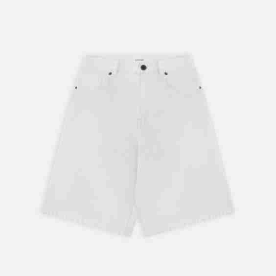 Denim Bermuda Shorts Cropped