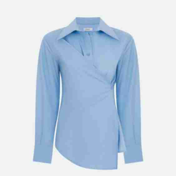 Asymmetric Wrap Shirt
